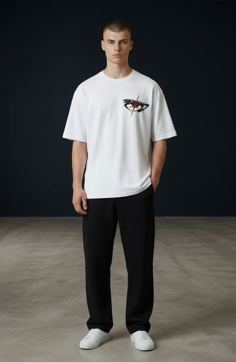 "Eyes" Nakışlı Oversize