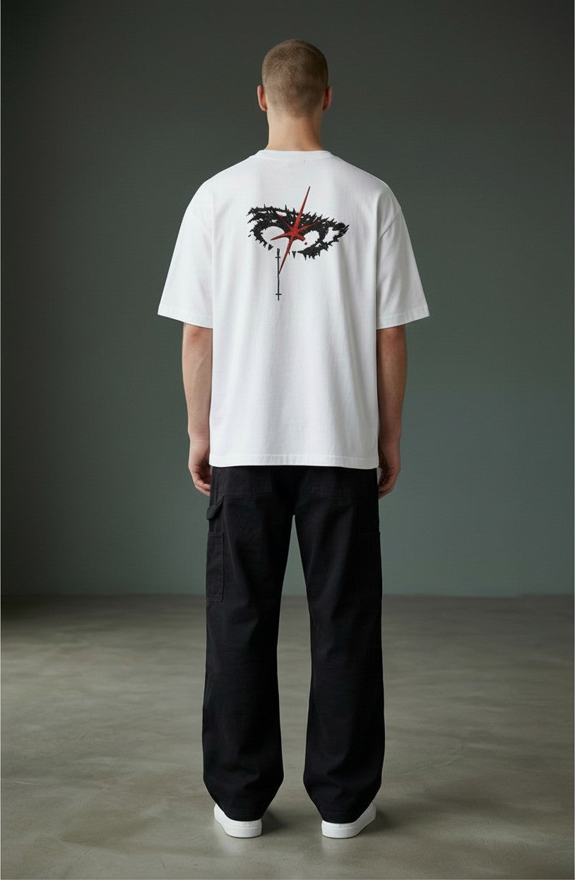 "Eyes" Nakışlı Oversize