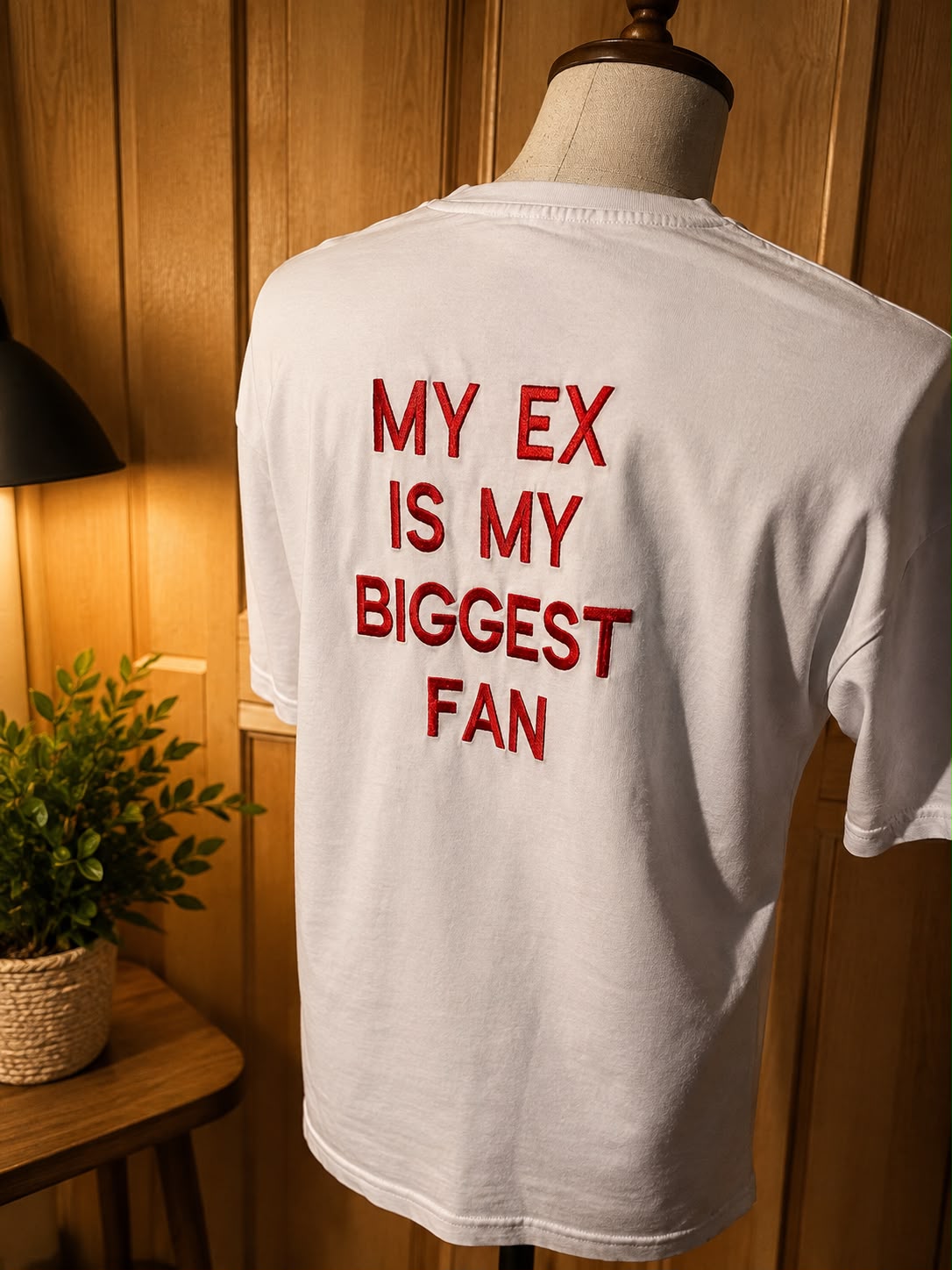 "My Ex Is My Bıggest Fan" Nakışlı Oversize